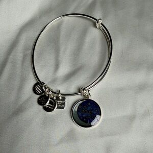 Alex and Ani Love You to the Moon and Back Silver Bangle